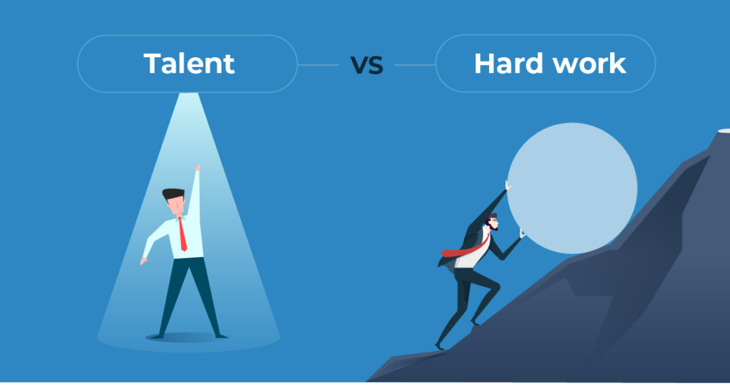 Talent vs. Hard Work